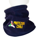 Scaldacollo Protezione Civile  Ricamato Pc Logo Pile Invernale Caldo Morbido