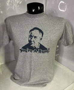 2004 Rocky Balboa T-Shirt You're A Bum Coach Mickey Gray Tee Medium - Picture 1 of 11