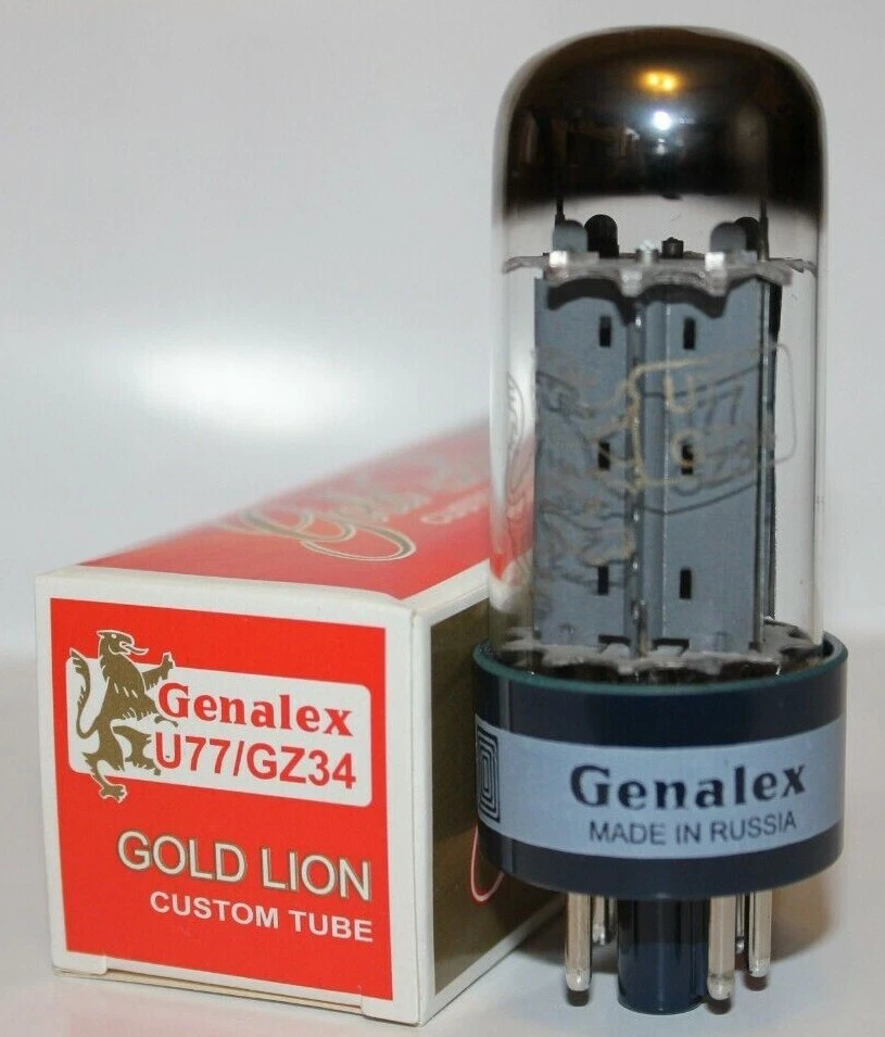(1) Genalex Gold Lion U77/GZ34 Rectifier Tube