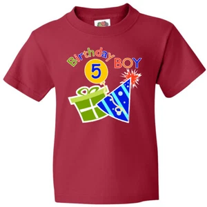 Inktastic Birthday Boy 5th Birthday Youth T-Shirt Year Old Party Fifth Turning - Picture 1 of 12