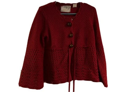 Sparrow Cardigan Wool Knitted Sweater Size M with free shipping - Image 1 of 3