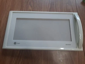 GE Microwave Door Assembly Bisque WB56X20639 - Picture 1 of 13
