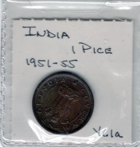 Middle East: India 1 Pice 1954 - Bild 1 von 2