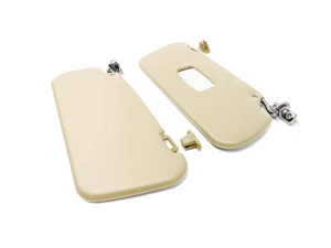 Fit For Mercedes W113 230SL Pagoda Sun visors Cream with clips kit.1963-1971.LHD - Picture 1 of 3