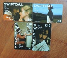 4 SWIFTCALL LIMITED EDITION SCARLET TUNIC  PHONECARDS (REMOTE)   COLLECTORS ITEM