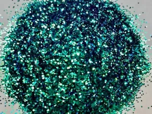 "Emerald Ocean" Ultra Fine Blue Green Glitter - Picture 1 of 2