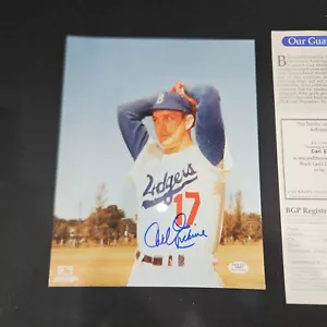 BROOKLYN DODGERS firmato CARL ERSKINE - 8x10 - Foto 1 di 2