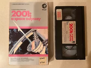 2001: A Space Odyssey (VHS, 1980, MGM/CBS Big Box) Keir Dullea, Gary Lockwood - Picture 1 of 4