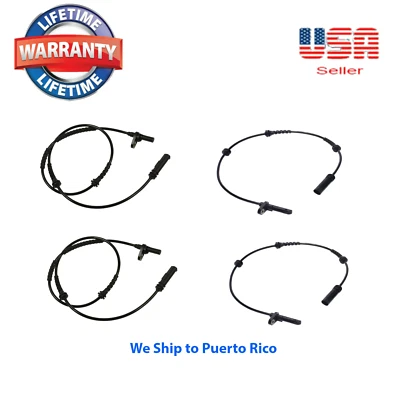 Sensor de velocidad de rueda 4 ABS delantero trasero para BMW 528i 535i 550i 2011 y 650i 2012 tracción trasera Foto 1 de 4