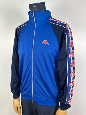 Vintage Kappa Track Jacket Mens Blue 90s Size M - Image 1 of 4