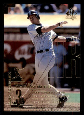 1999 SP Authentic Home Run Chronicles #HR40 Alex Rodriguez - Image 1 of 2