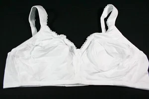 925X05 Leading Lady 423 Baby Sees It Drop Nursing Bra 46C White - Picture 1 of 3