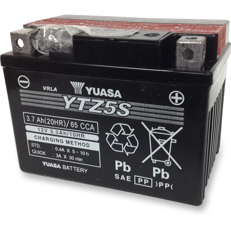 Yuasa Battery YTZ5S-BS Maintenance Free YUAM62TZ5 Foto 1 de 3
