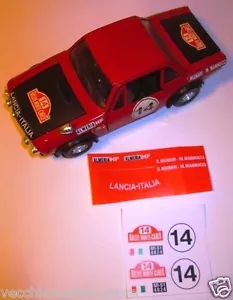 Sticker Adhesives Restoration Lancia Fulvia HF MONTECARLO 1/25 1/24 POLISTIL - Picture 1 of 1