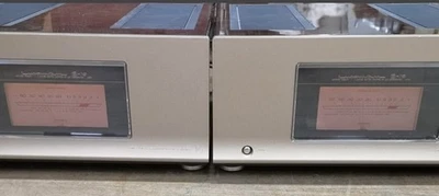 LUXMAN B-10 Mono Power Amplifier Pair Slightly scratch and dirt w/power cord - Image 1 of 4