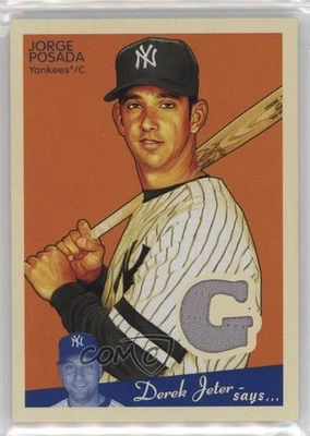 2008 Upper Deck Goudey Memorabilia Jorge Posada #M-PO - Image 1 of 2
