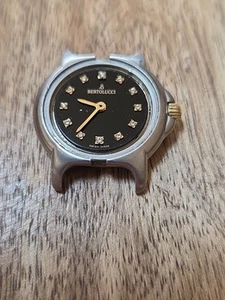 Bertolucci Ladies Diamond Dial Watch# 111-55-49-78866 For Repair Lot 6 - Picture 1 of 3