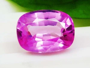11.90 Ct Natural Brazilian Pink Kunzite Cushion Cut Certified Loose Gemstone - Picture 1 of 7