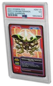 Digimon CCG 2004 Herculeskabuterimon Hybrid Warriors 1st Edition PSA 7 Graded C - Picture 1 of 2