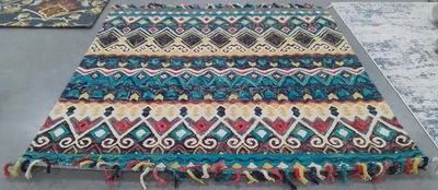 Alfombra Mancha Trasera AZUL/ROJO 7'-0" X 7'-0", Precio Reducido 1172792462 APN137A-7SQ Foto 1 de 3