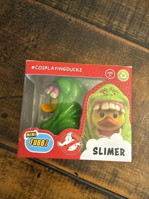 Pato de goma oficial Ghostbusters Slimer Mini TUBBZ® coleccionable, Numskull Foto 1 de 4