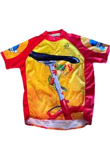 Men’s Primal Size Extra Large Zip Up Short Sleeve Easy Rider Cycling Jersey - Picture 1 of 5