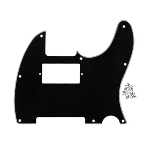Protector de púas FLEOR Humbucker 8 orificios placa antiarañazos para guitarra TL negro 3 capas - Imagen 1 de 4