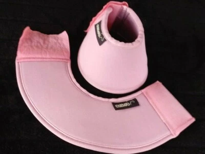 Catago Hufglocken Neopren rosa Gr. S Pony Huf Glocken Hufglocke Springglocken