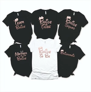 Hen Night T Shirts Hen Do Party T-Shirt Unisex Personalised Printed Disney style - Picture 1 of 2