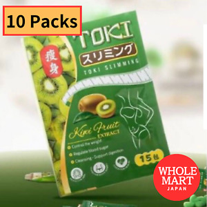 TOKI SLIMMING CANDY 15 pieces x 10 packs (150 pieces) Diet Food Kiwi Flavor