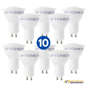 Optonica Faretto LED GU10 6,5W Confezione da 10 Pezzi - Foto 1 di 3