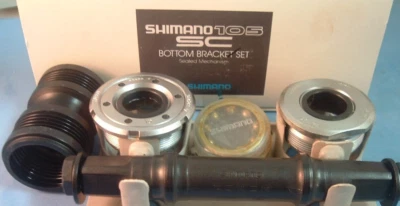 Shimano 105SC BB-1055 70x 115MM Road Bottom Bracket- NEW/NOS- Italian- NIB - Image 1 of 4