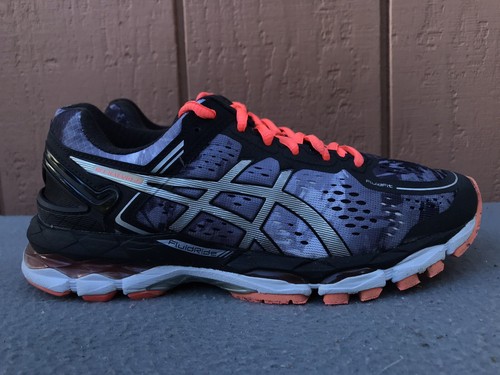 Scarpe da ginnastica donna Asics Gel Kayano 22 running allenamento US 6 5M grigio arancione C6