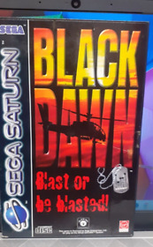 Sega Saturn Game - Black Dawn complete with manual