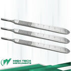LOT OF 3 SCALPEL KNIFE HANDLE #3 SURGICAL VETERINARY MEDICAL