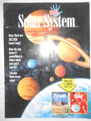Kids Discover Solar System Vintage Magazine Special 3 Topic Sample Issue 2001 Foto 1 de 3