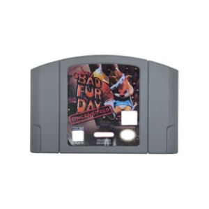 🐿️ Conker Bad Fur Day N64 Fan Hack Spiel Cartridge Unzensierte Version - Bild 1 von 4