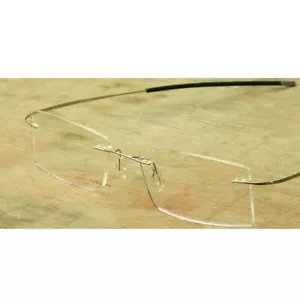 Modische Kurzschaubrille -100 bis -600 Randlos Titan Gestell Eyewear - Bild 1 von 15