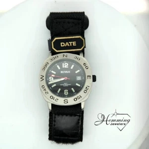 Reloj de cuarzo Benrus con fecha W1413 012 PC32A, Japón Mvmt-Funciona - Imagen 1 de 8