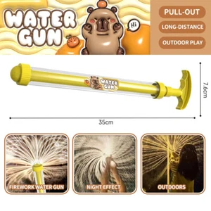 Dessin animé Capybara Firework Water Toys Summer Summer Water Gun Injecteur _F - Afbeelding 1 van 20
