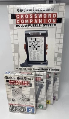 New York Times Crossword Companion with 4 Puzzle Refills 2,3,4,5 - Image 1 of 4