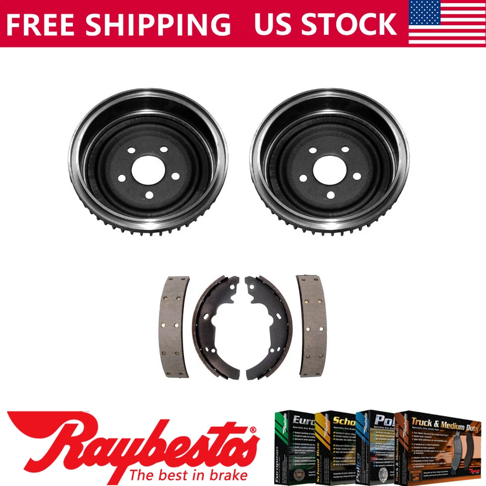 Kit trasero tambores de freno y zapatas de freno para Mercury Cougar 1989-1995 - Raybestos Foto 1 de 4