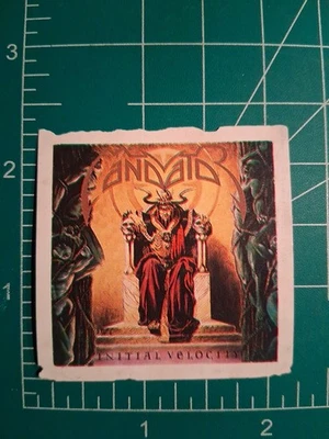 1990 ROCK ATTACK MUSIC STARS CARD STICKER MANDATOR INTIAL VELOCITY - Image 1 of 2