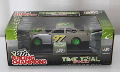 Racing Champions-1/24-Time Trial-John Deere-en pie-imprimación pintura-Chad Little Foto 1 de 4