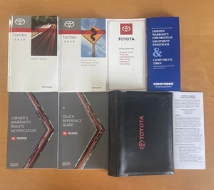 2020 Toyota Tacoma Owner’s Manual - Complete Set - Picture 1 of 1