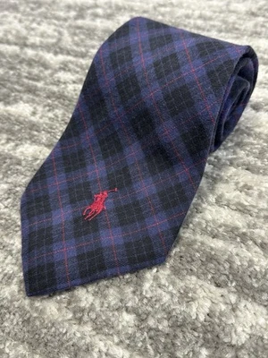 Polo Ralph Lauren Tie Mens Striped Made in USA Hand Finished Classic Necktie - Image 1 of 4