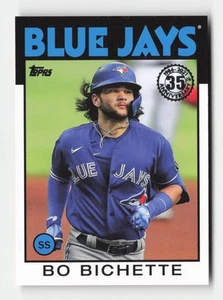 2021 Topps Bo Bichette 1986 35th Anniversary (Series 1) Toronto Blue Jays - Picture 1 of 2