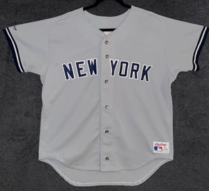 Vintage Rare MLB New York Yankees Authentic Rawlings Road Jersey Size 46 - Picture 1 of 6