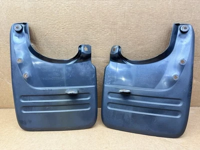 2001-2007 Toyota Sequoia Rear Left Right Fender Mud Flap Guard Set OEM Black - Image 1 of 4
