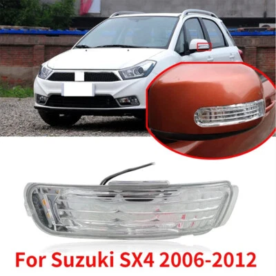 Espelho retrovisor lateral LED lâmpada indicadora de seta para SUZUKI SX4 2006-2012 - Imagem 1 de 4